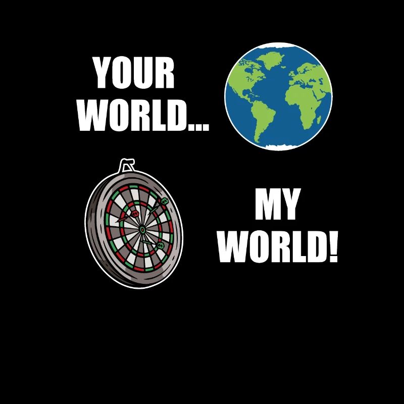 Deine Welt Meine Dart Welt Dartboard Erdkugel