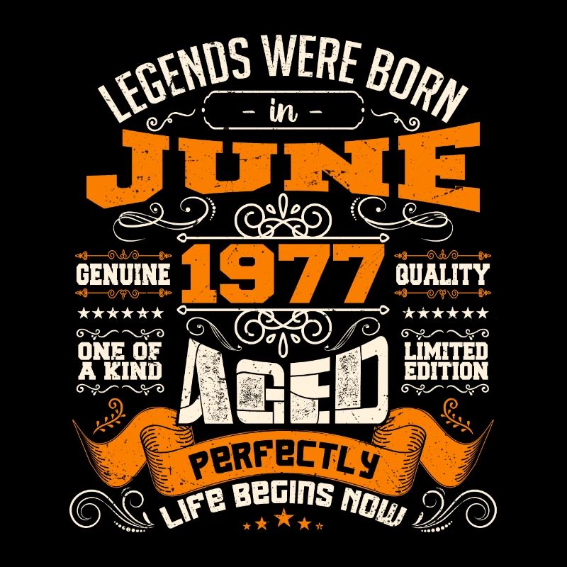 Legends wurden im Juni 1977 geboren | limitierte Auflage