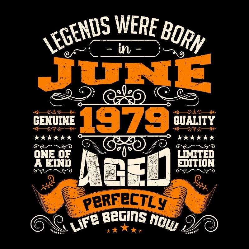 Legends wurden im Juni 1979 geboren | limitierte Auflage