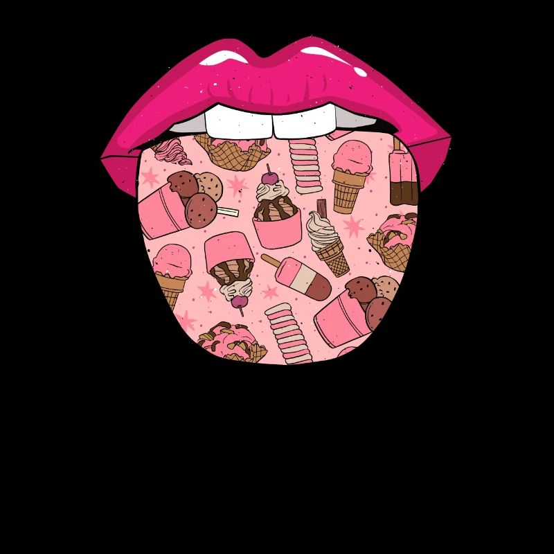 Langue de crème glacée