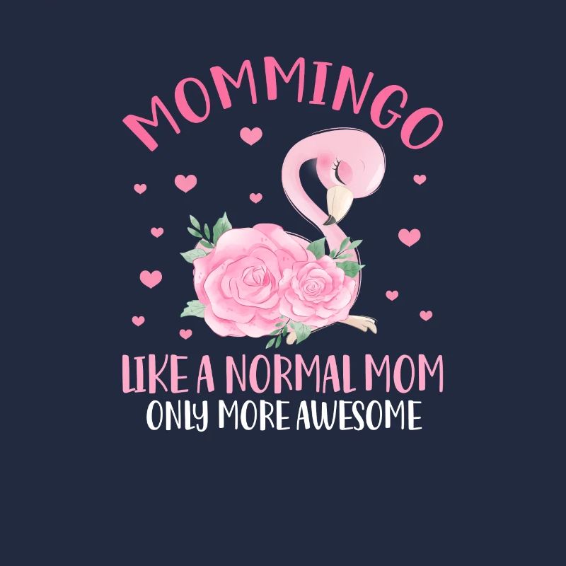 Flamingo Mutter Pink Vogel Muttertag Geschenk