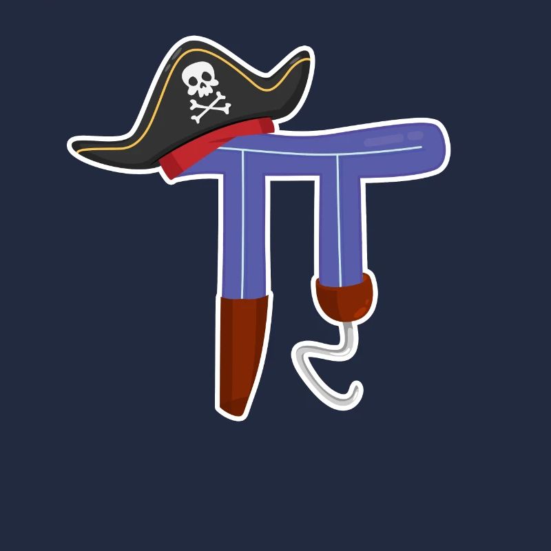 Pi Day Pirate Lovers Math Teacher Student