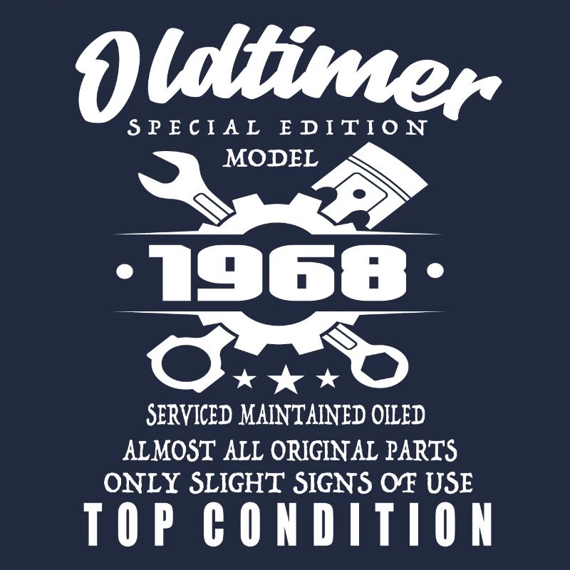Oldtimer Special Edition Modell 1968 Geburtstag
