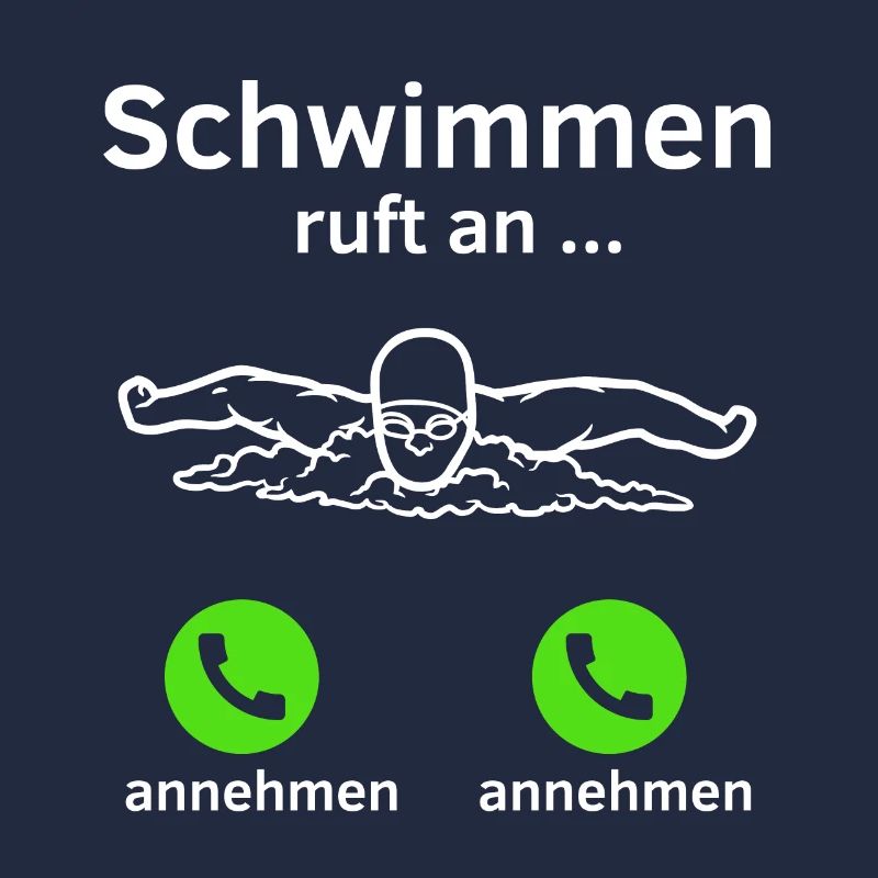 Schwimmen ruft an - annehmen oder annehmen?