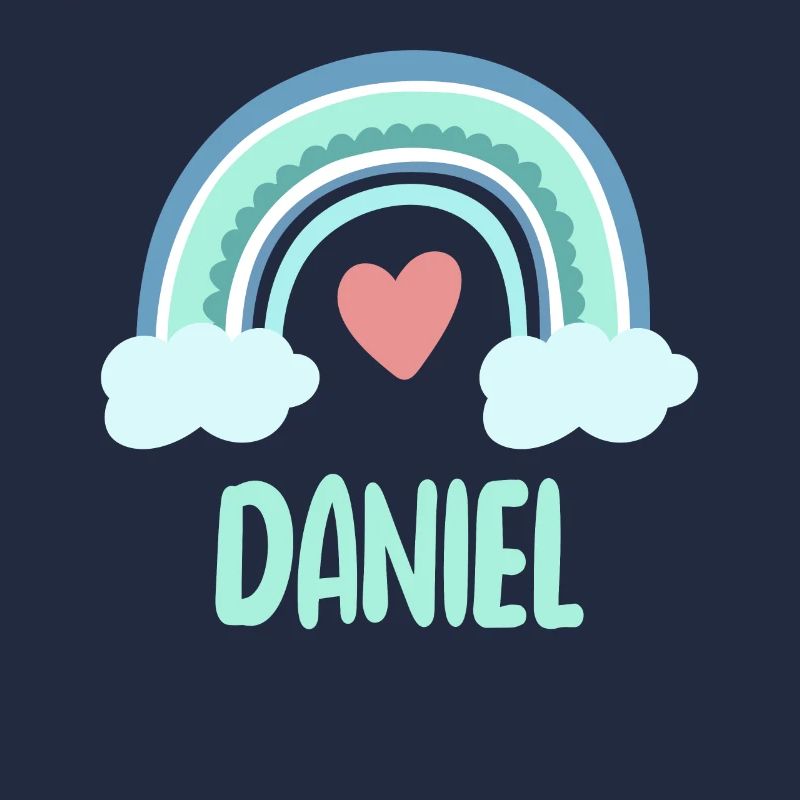 Daniel Name Regenbogen Baby