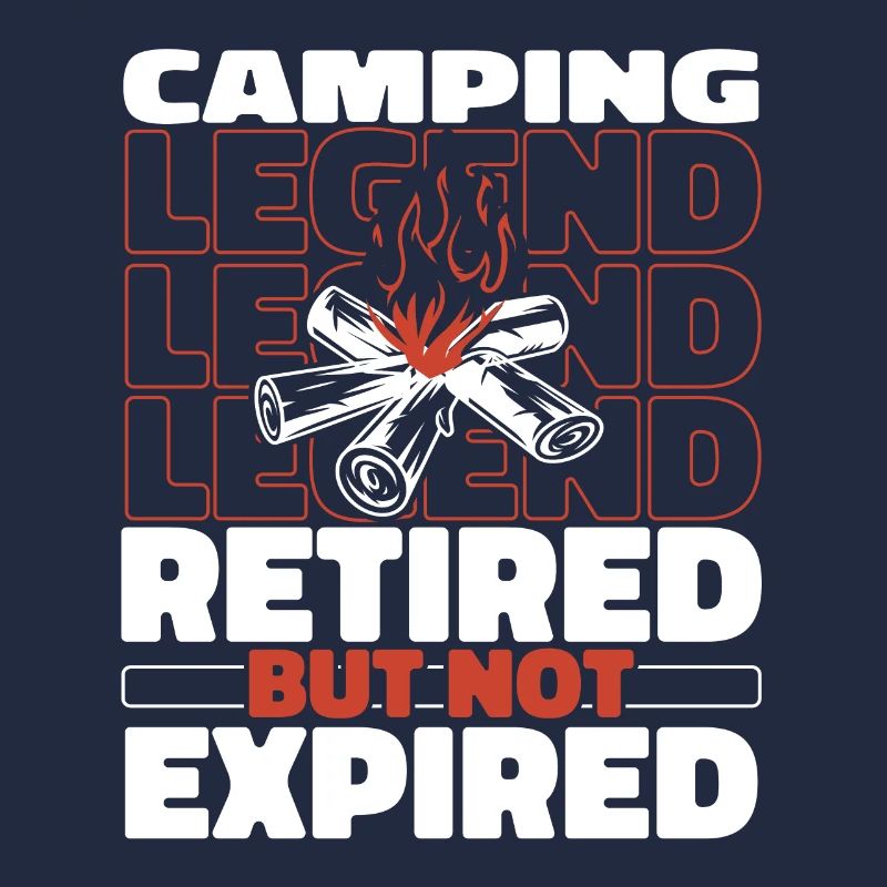 Tente de camping à la retraite