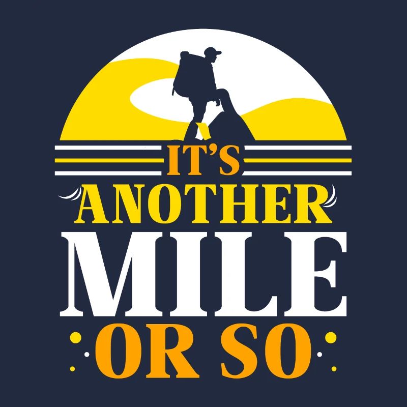 Eine Weitere Meile Oder So Halbe Meile Wanderung