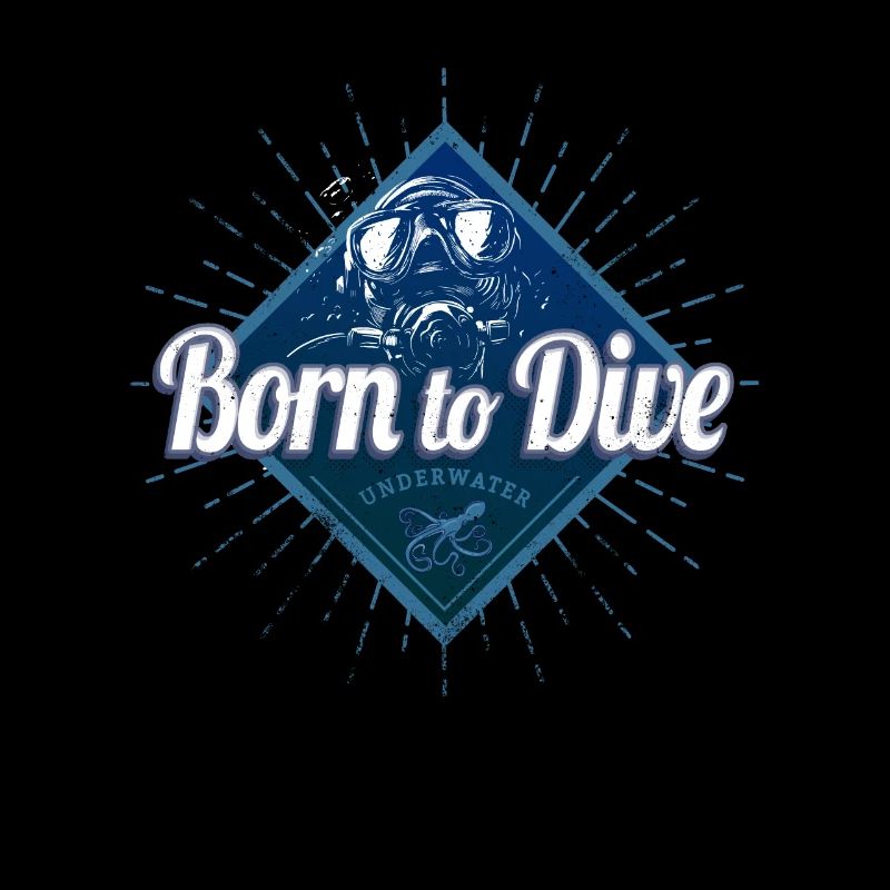Diver Retro Diving Vintage Diving School
