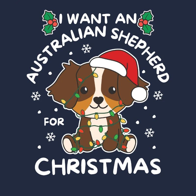 Ich will ein Australian Shepherd zu Weihnachten