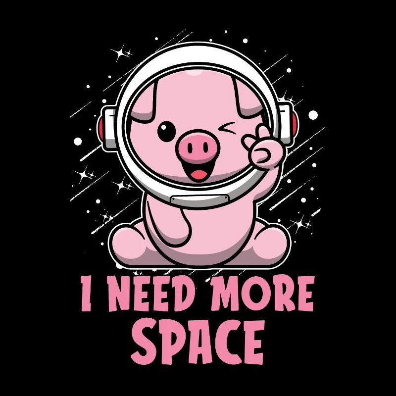 Pig Pig Farmer Astronaut