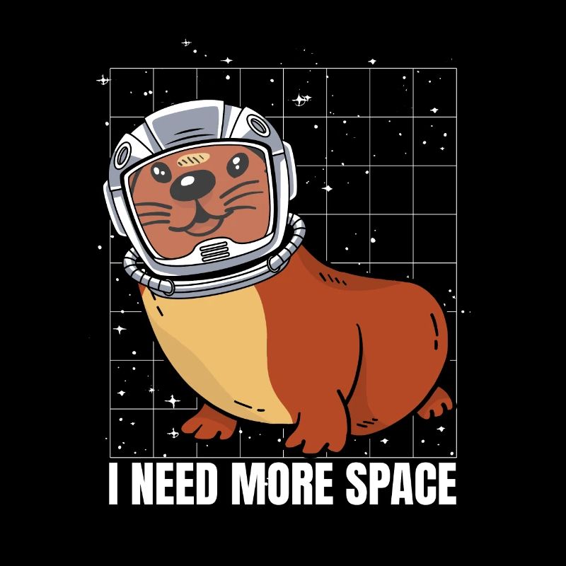 Otter Astronaut I Need More Space