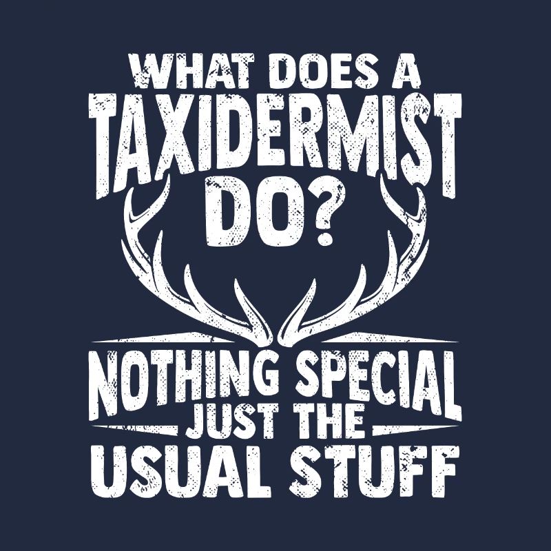 Taxidermist design for stuffing animals