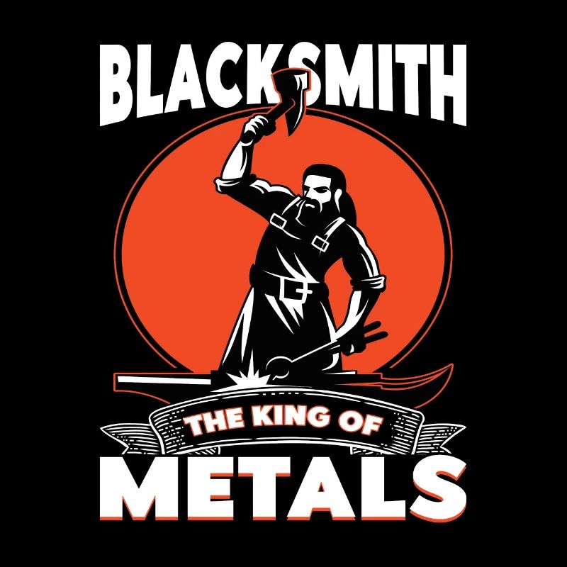 Forgeron Le roi des métaux Metalsmith Idée cadeau