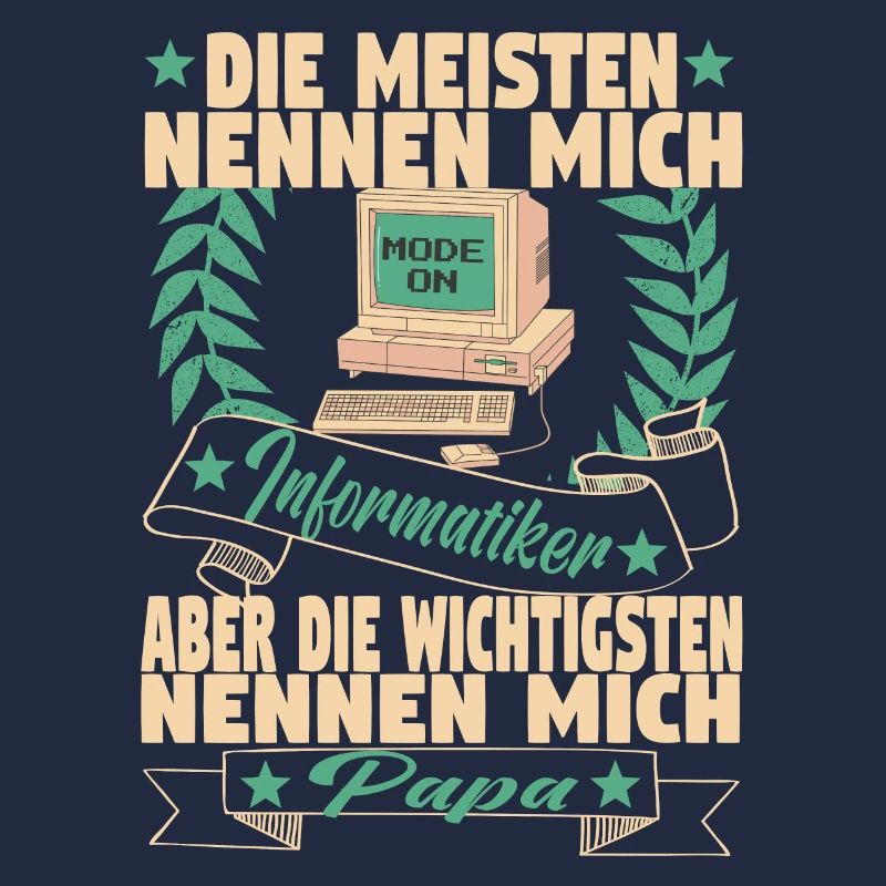 Informatiker Computer Informatik Vater Papa