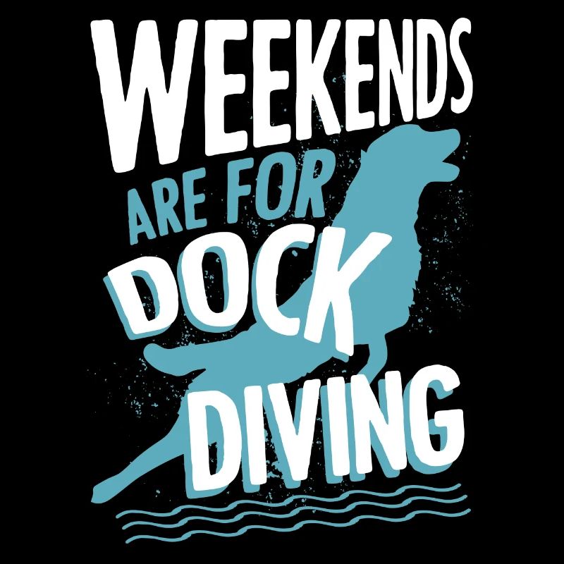 Dog diving, dock diving