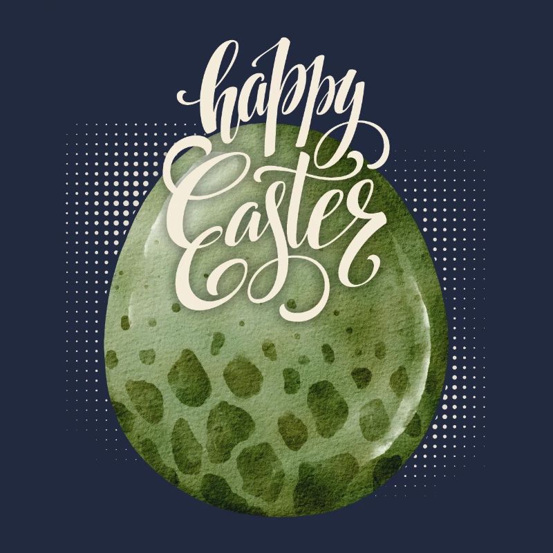 Easter, Dinosaur Egg, Happy Easter Typography
