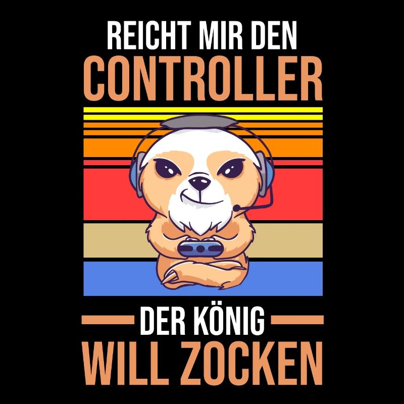 Reicht Mir Den Controller Der König Will Zocken