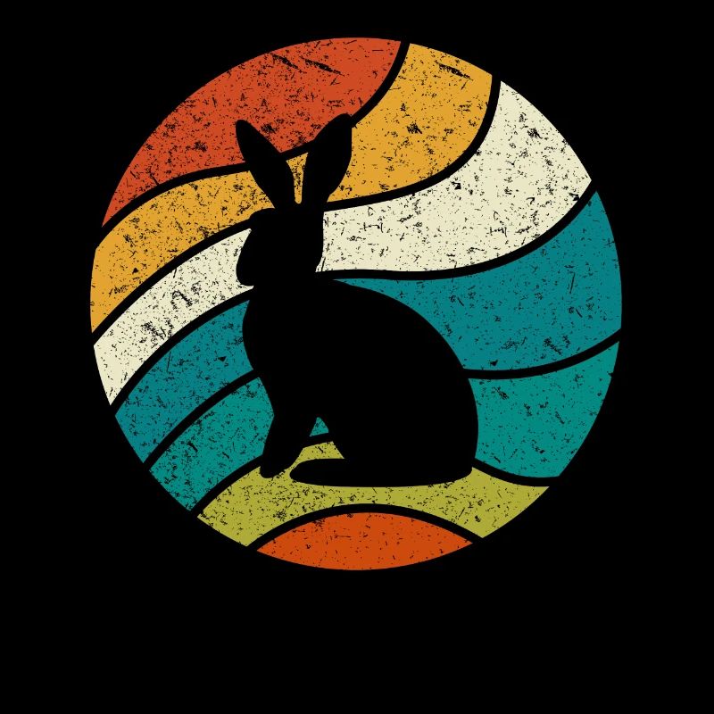 Retro Vintage Rabbit Rabbit