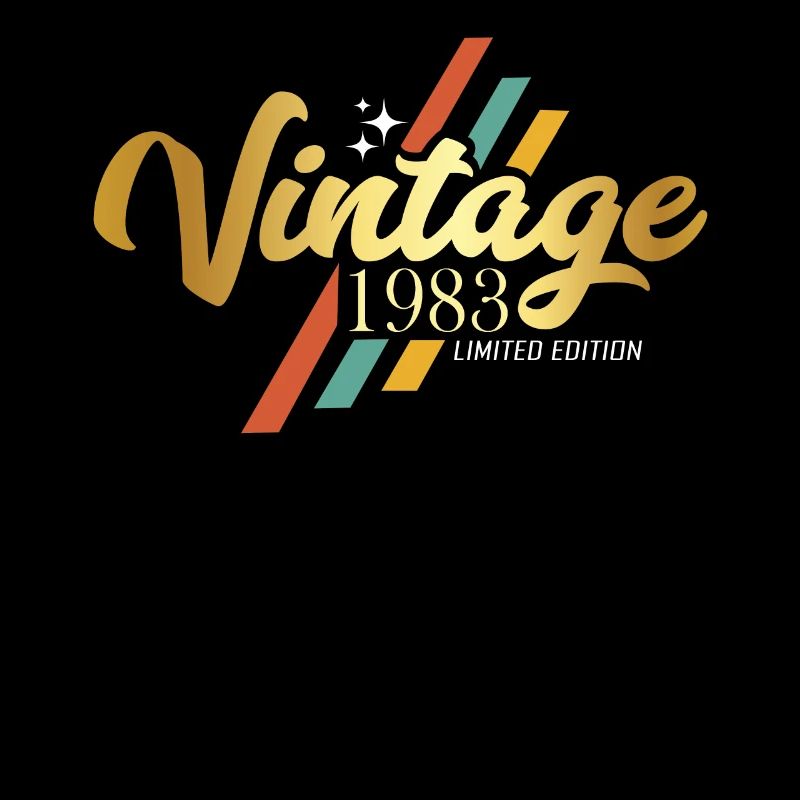 Vintage 1983 Geburtstag Retro