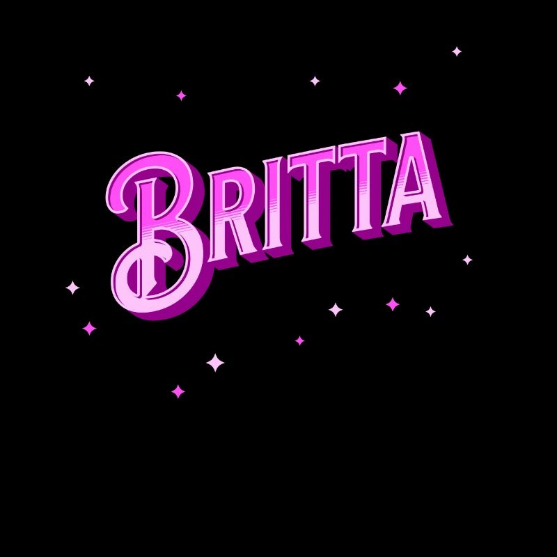 Britta name personalized
