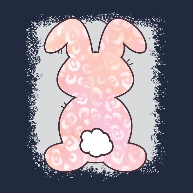 Leopard Print Bleached Easter