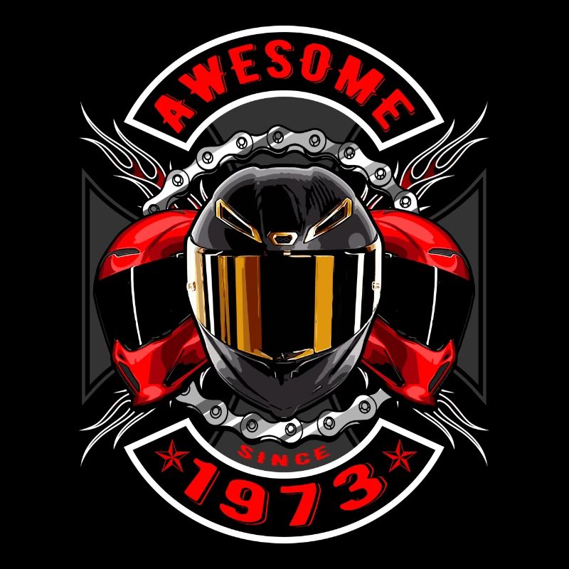Awesome since 1973, Biker Geburtstag