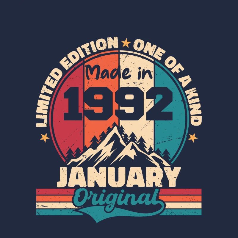 Geburtstagsgeschenk Januar 1992 Limited Edition