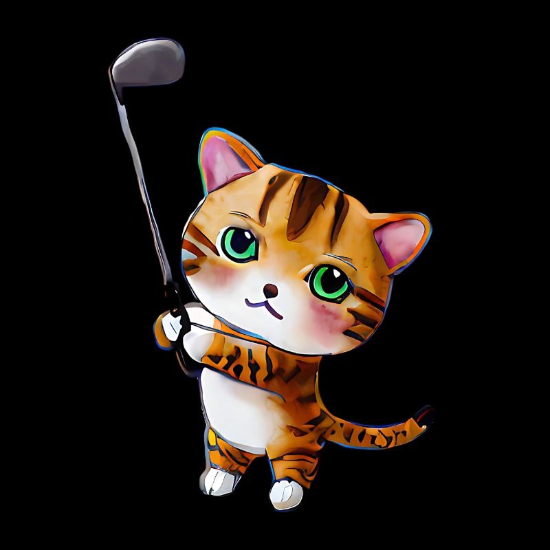 Chat de golf
