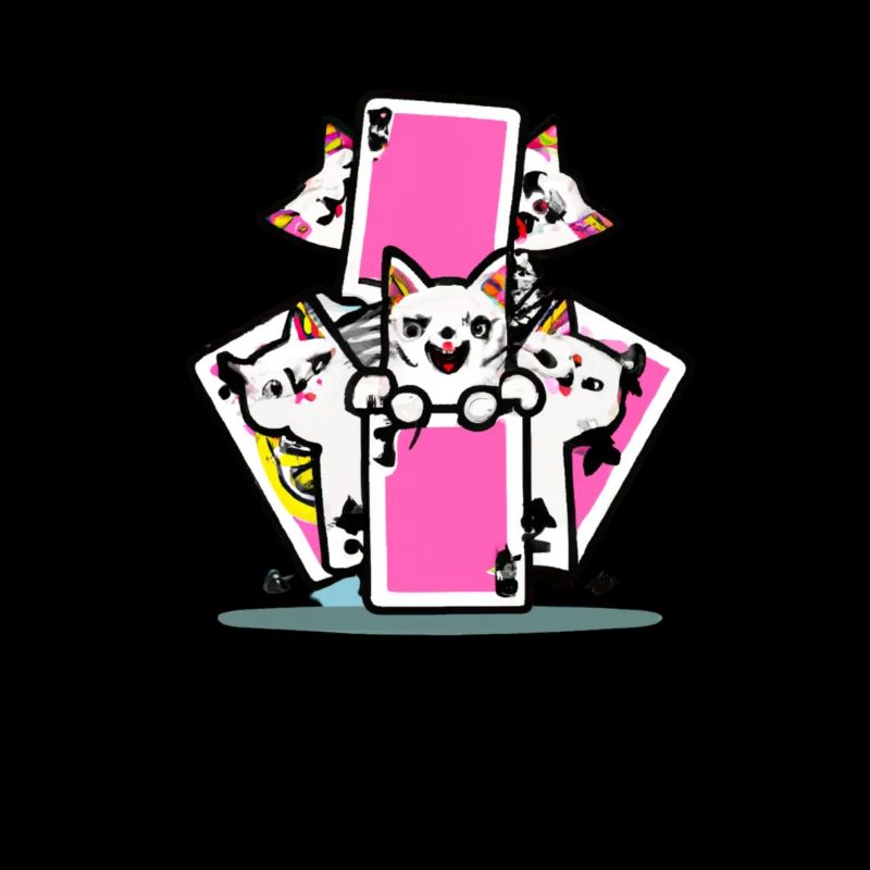 Cats Playing Cards