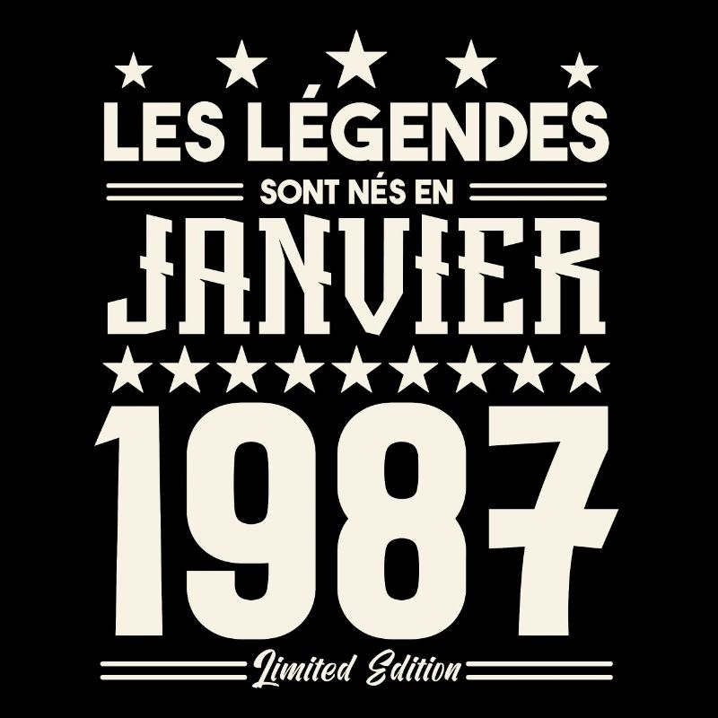 cadeau d'anniversaire janvier 1987. Janvier 1987.