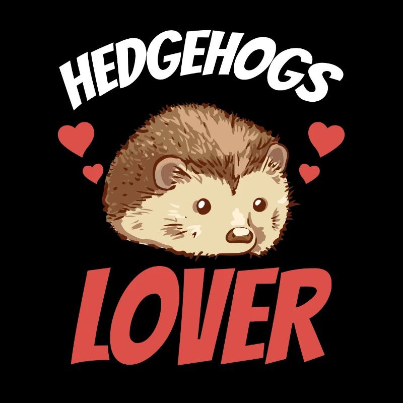Hérisson amoureux Mignons dictons d’animaux de compagnie