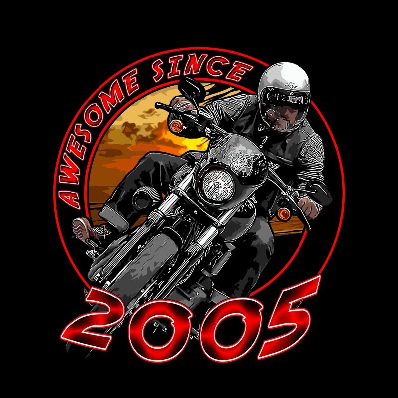 Awesome since 2005, Biker Geburtstag
