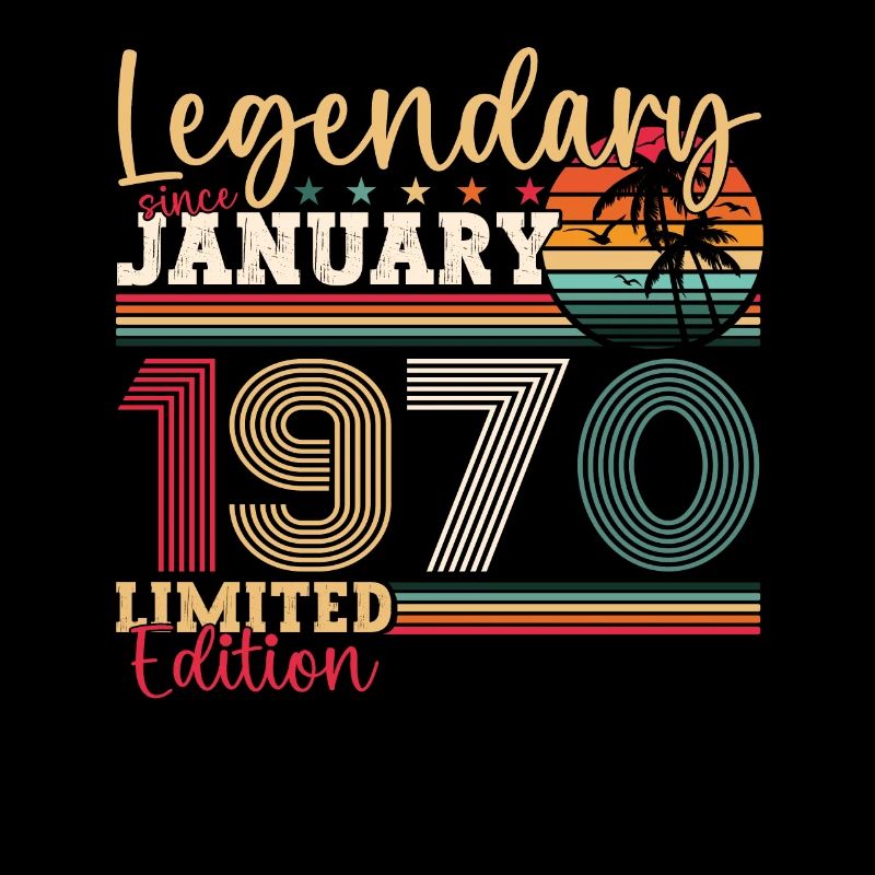53rd birthday born 1970 January gift man