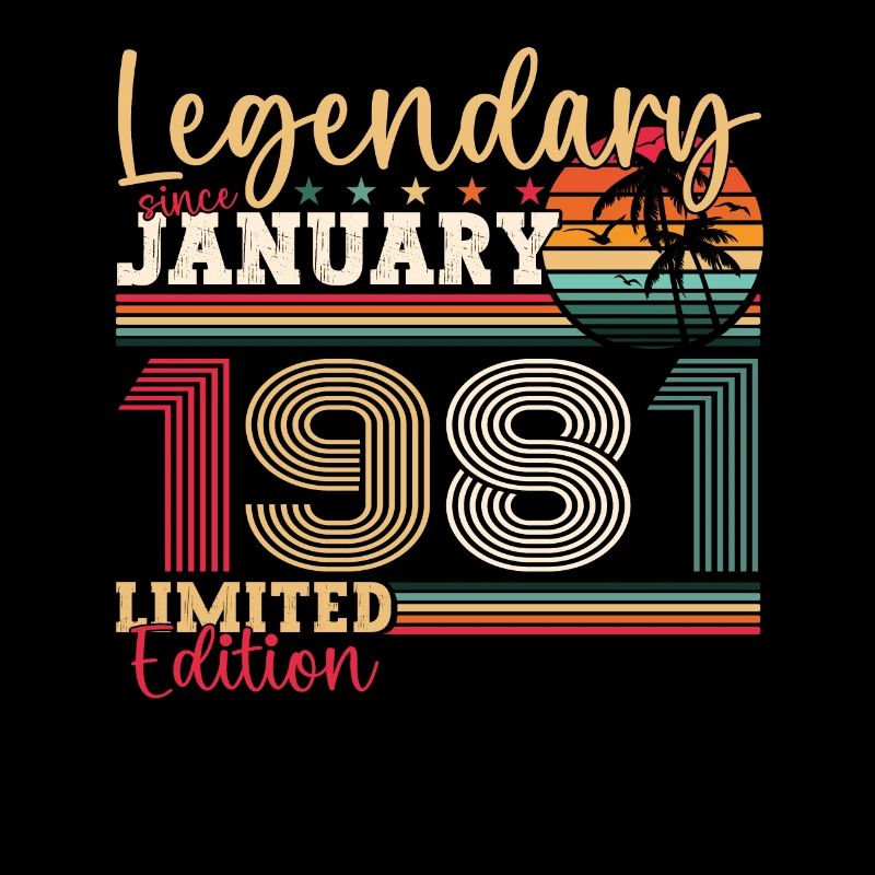 42nd birthday born 1981 January gift man