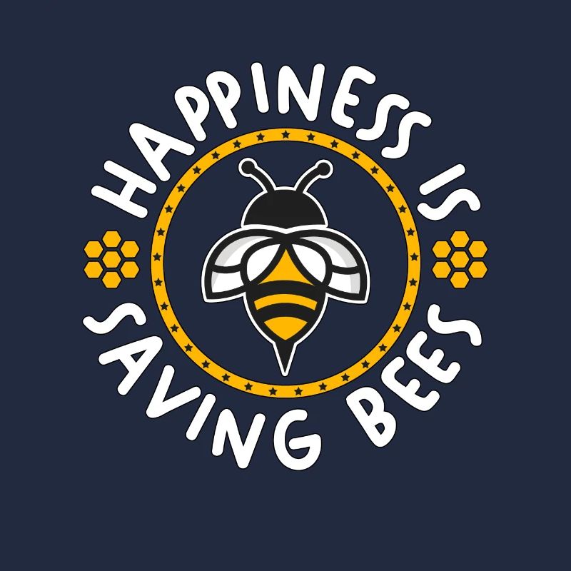 Beekeeping Happiness Is Saving Apiarist Beekeeper