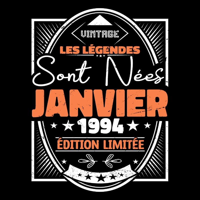 Janvier 1994 | Vintage Anniversaire 1994 Rétro