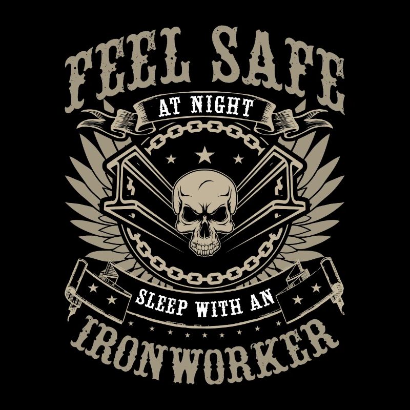 Ironworker Feel Safe At Night Construction Worker