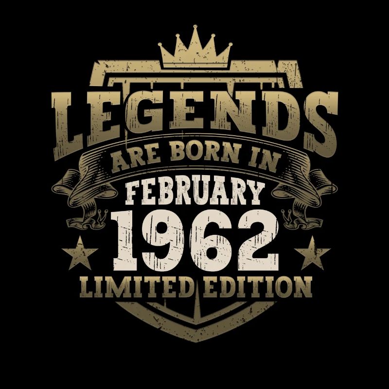 February born 1962 61st birthday gift man