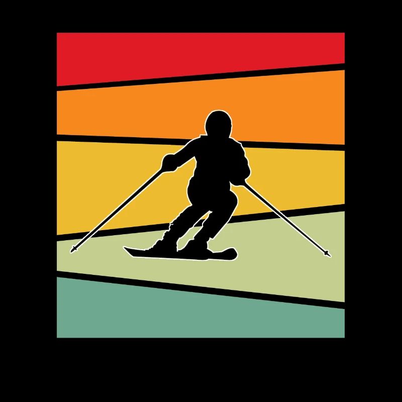Retro skiing