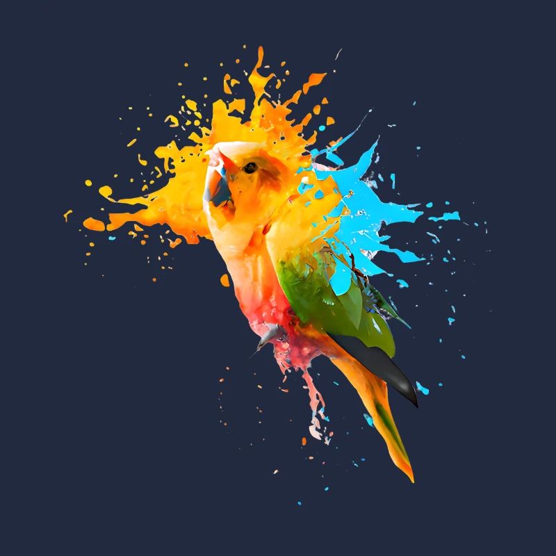 Papagei - Farbexplosion