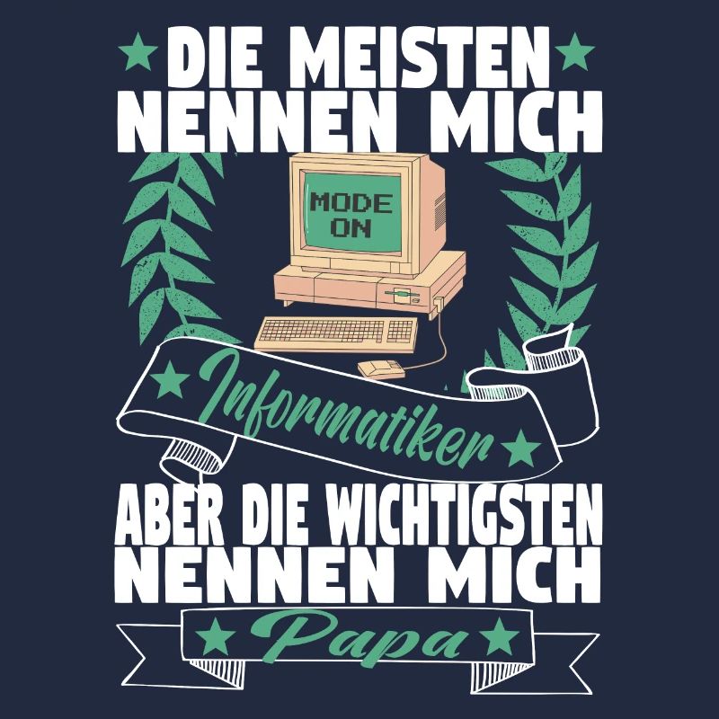 Informatiker Computer Vater Papa Programmierer