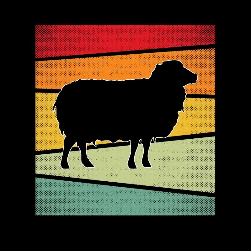 Schaf Retro