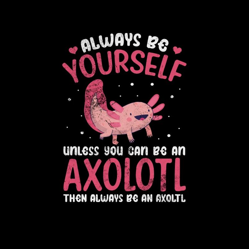 Axolotl Wassertier Wasser Geschenk
