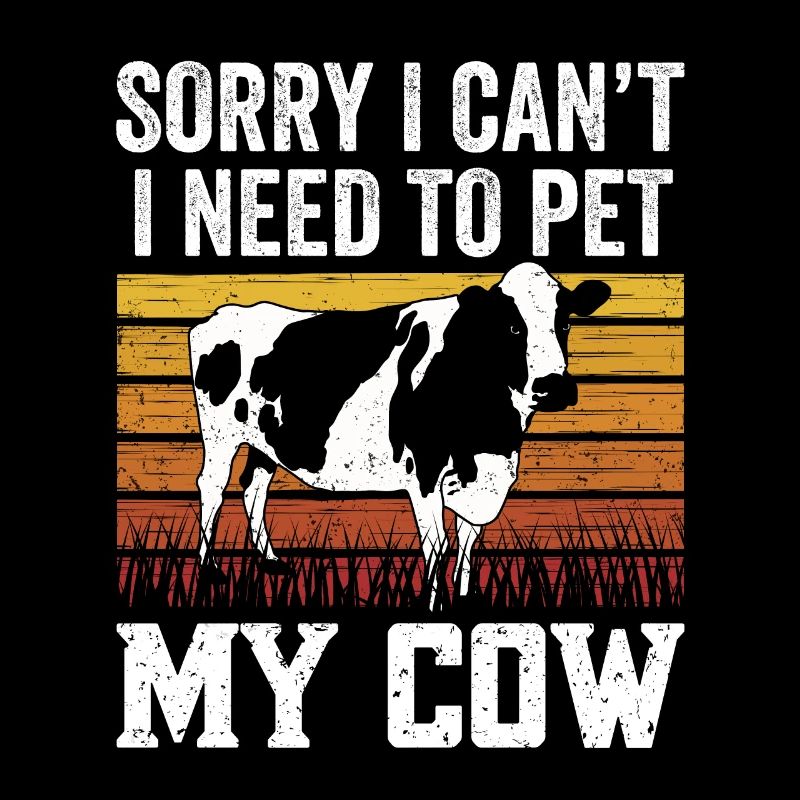 Ne puis-je pas avoir à caresser mes vaches