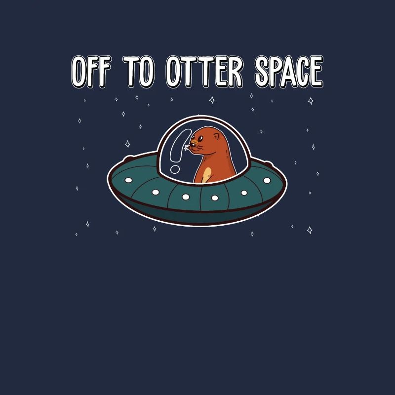 Drôle de jeu de mots Otter Space sur Otter Space pour