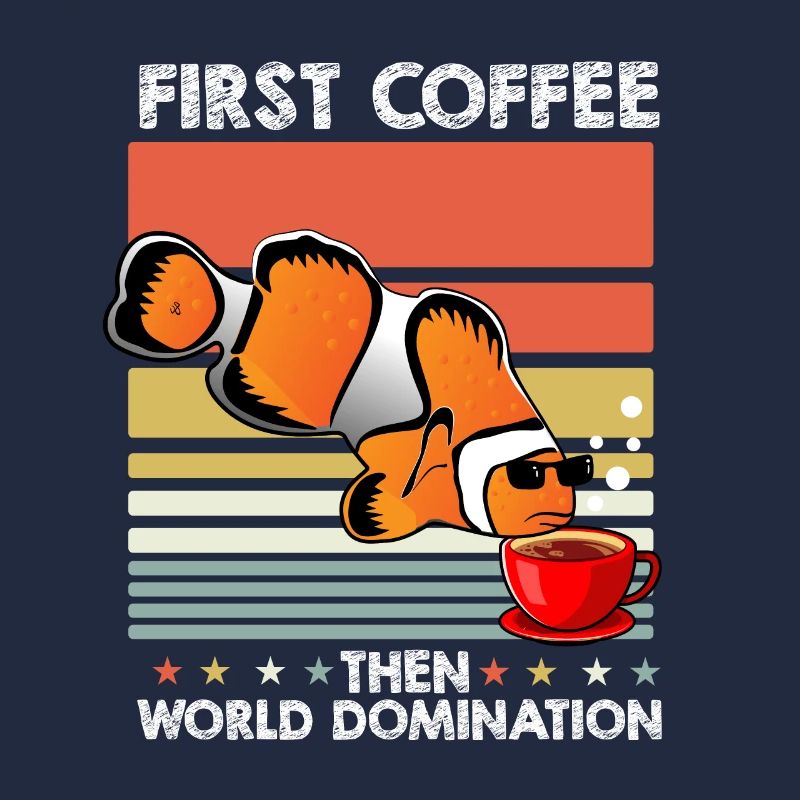 Clownfisch Sonnenbrille Kaffee