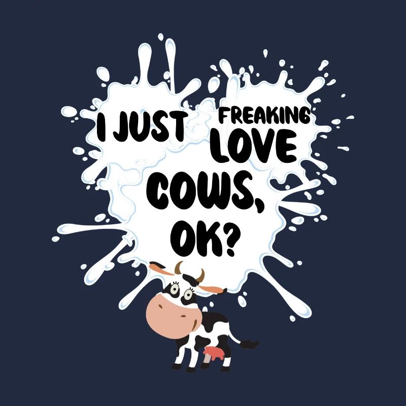 Je flippe juste aimer les vaches OK? Drôle d’animal charmant