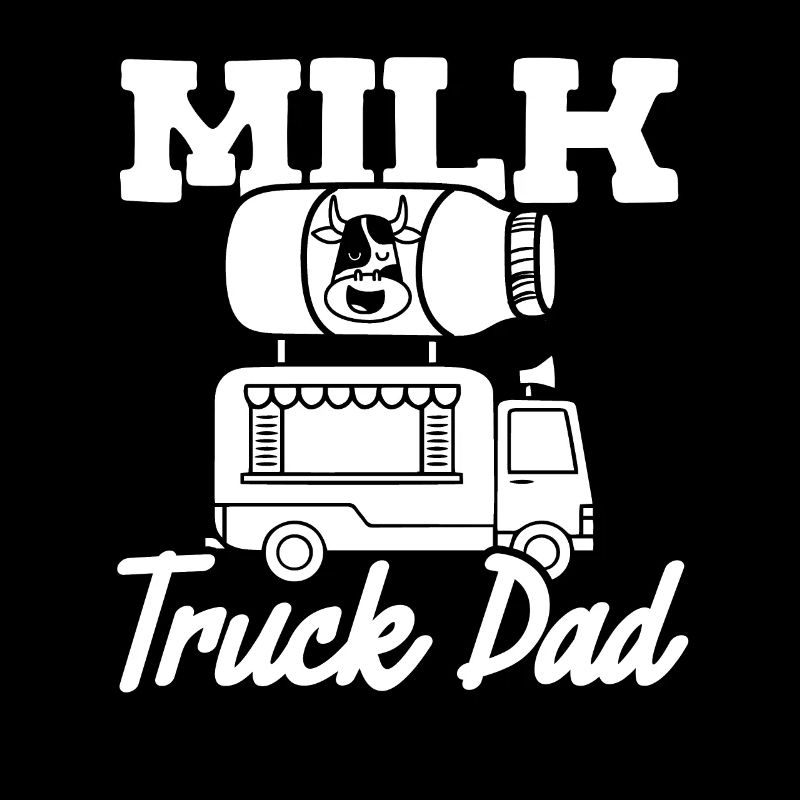 Lait de vache Wagon de lait de père