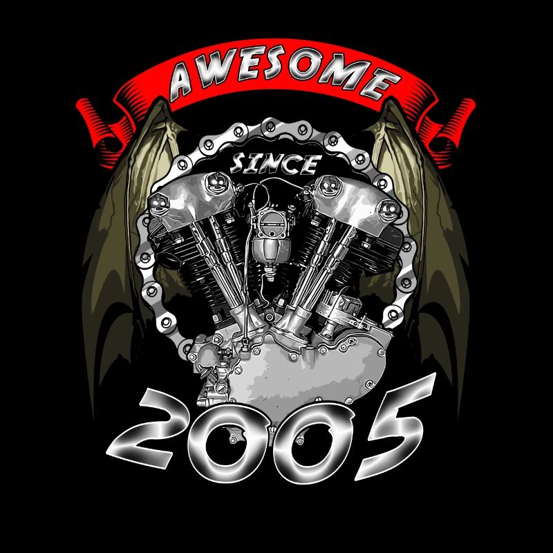 Awesome since 2005, Biker Geburtstag