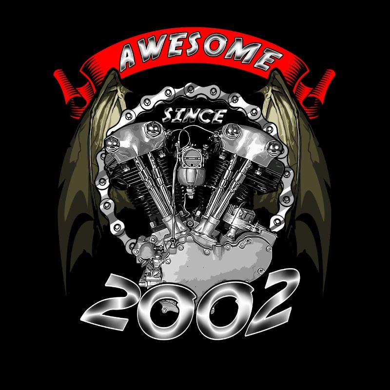 Awesome since 2002, Biker Geburtstag